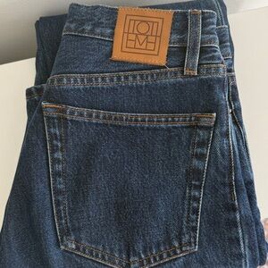 TOTEME high-rise straight-leg jeans size 25
